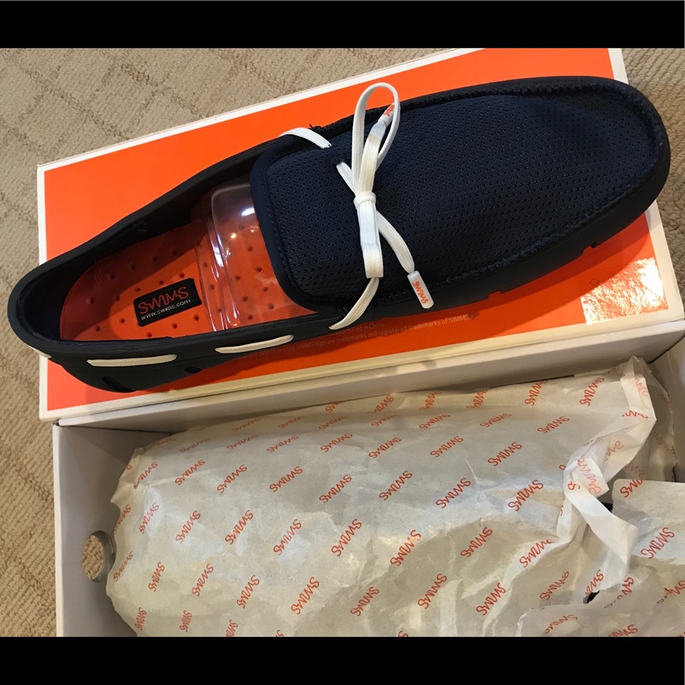 Navy/White Swims